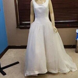Vintage Wedding Dress White By Enzie Size XS